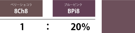 彩度アップで豊富なベリーバリエーション