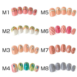 ジェルチップネイル Mタイプ M5