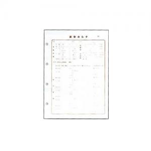 美容カルテ 表紙付セット