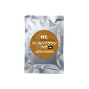 ジャパンヘナ ゴールドブラウン 100g