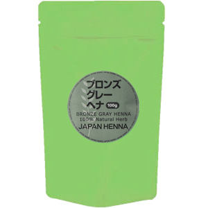 ジャパンヘナ ブロンズグレー 100g