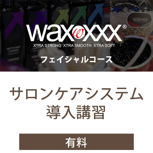 WAXXXX導入セット+講習(スキンケアフェイシャルWAXコース)