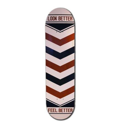 MARVY LOOK BETTER FEEL BETTER SKATE DECK 8.25inch