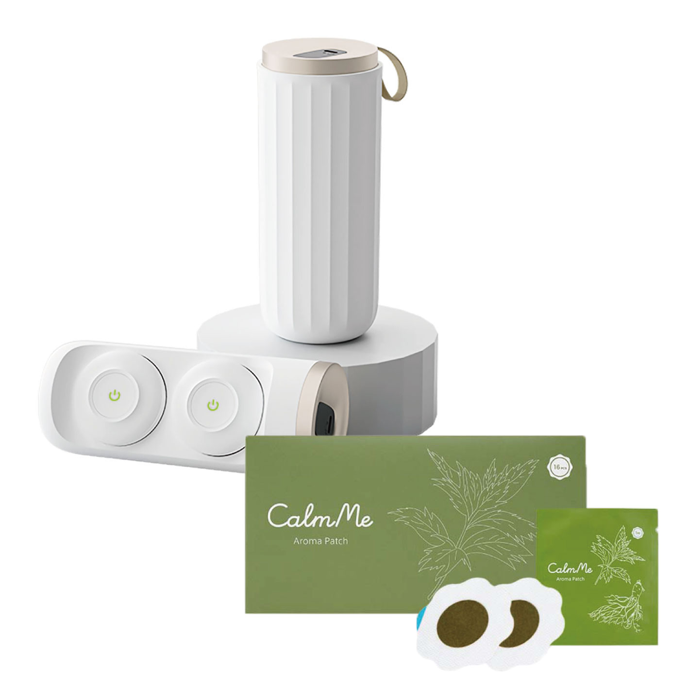 HERBALQ CalmMe エコお灸 手軽 温活 - 美容機器 HERBALQ CalmMe エコお灸 手軽 温活 - 美容機器