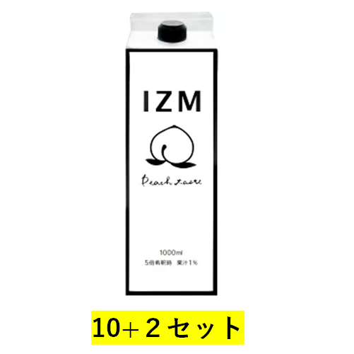 【10+2】IZM 酵素ドリンク PEACH 1000ml